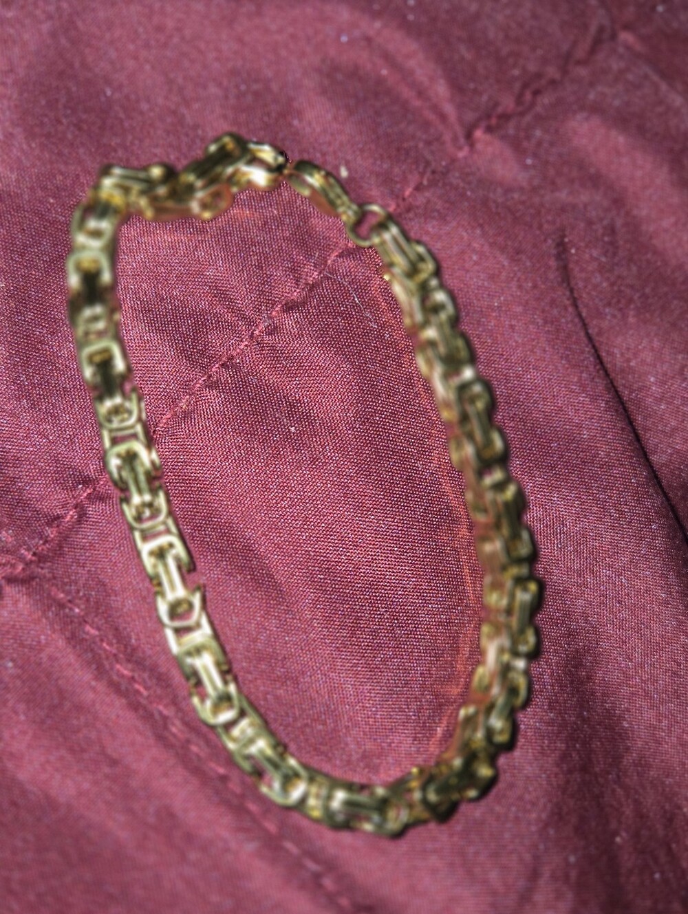 Gold Link Chain Bracelet - Classic Box Figaro